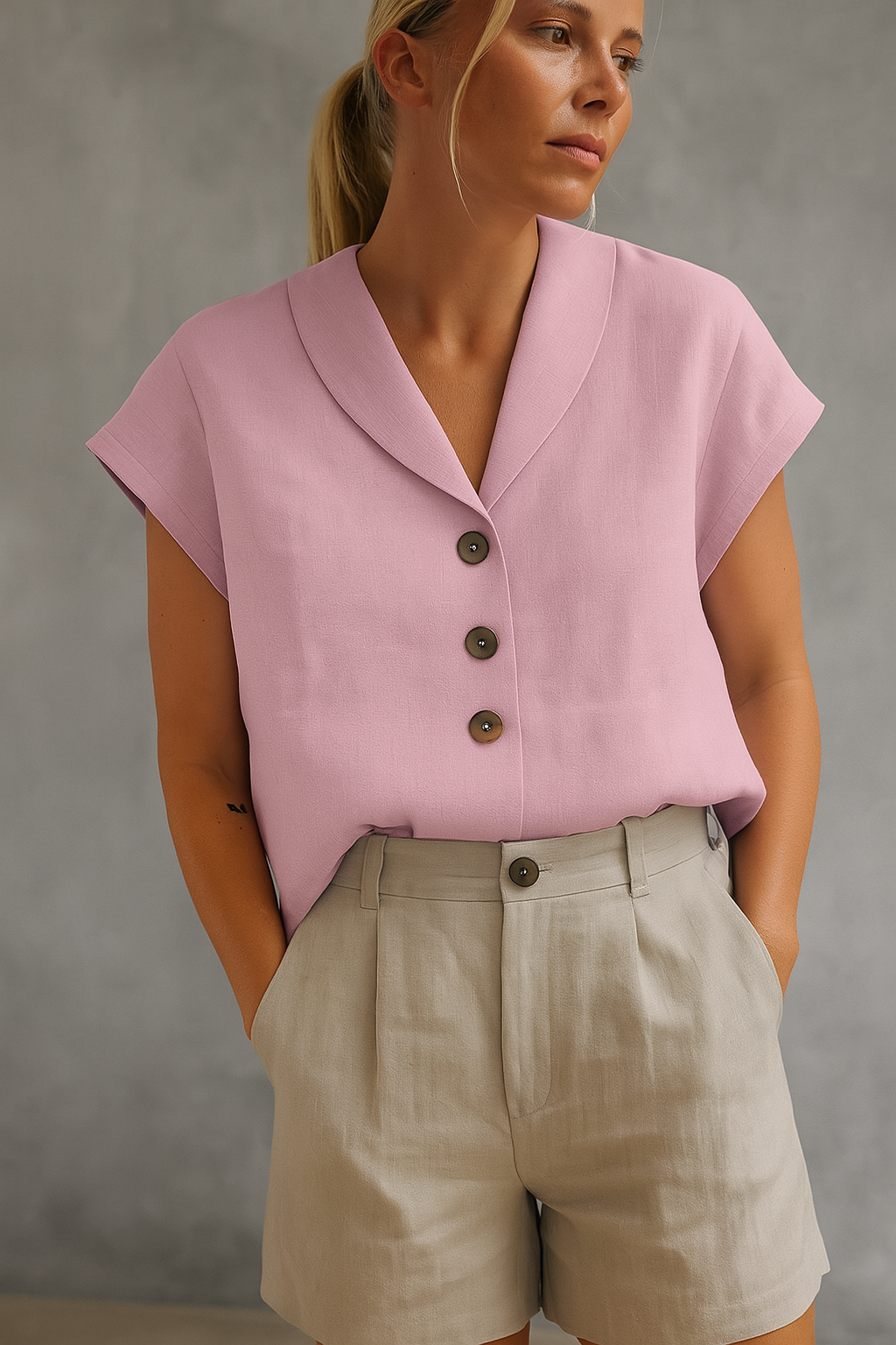 LOIS | BLUSA ELEGANTE CON CORTE CLÁSICO Y DETALLES SUTILES