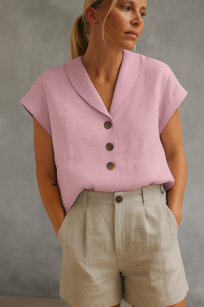 LOIS | BLUSA ELEGANTE CON CORTE CLÁSICO Y DETALLES SUTILES