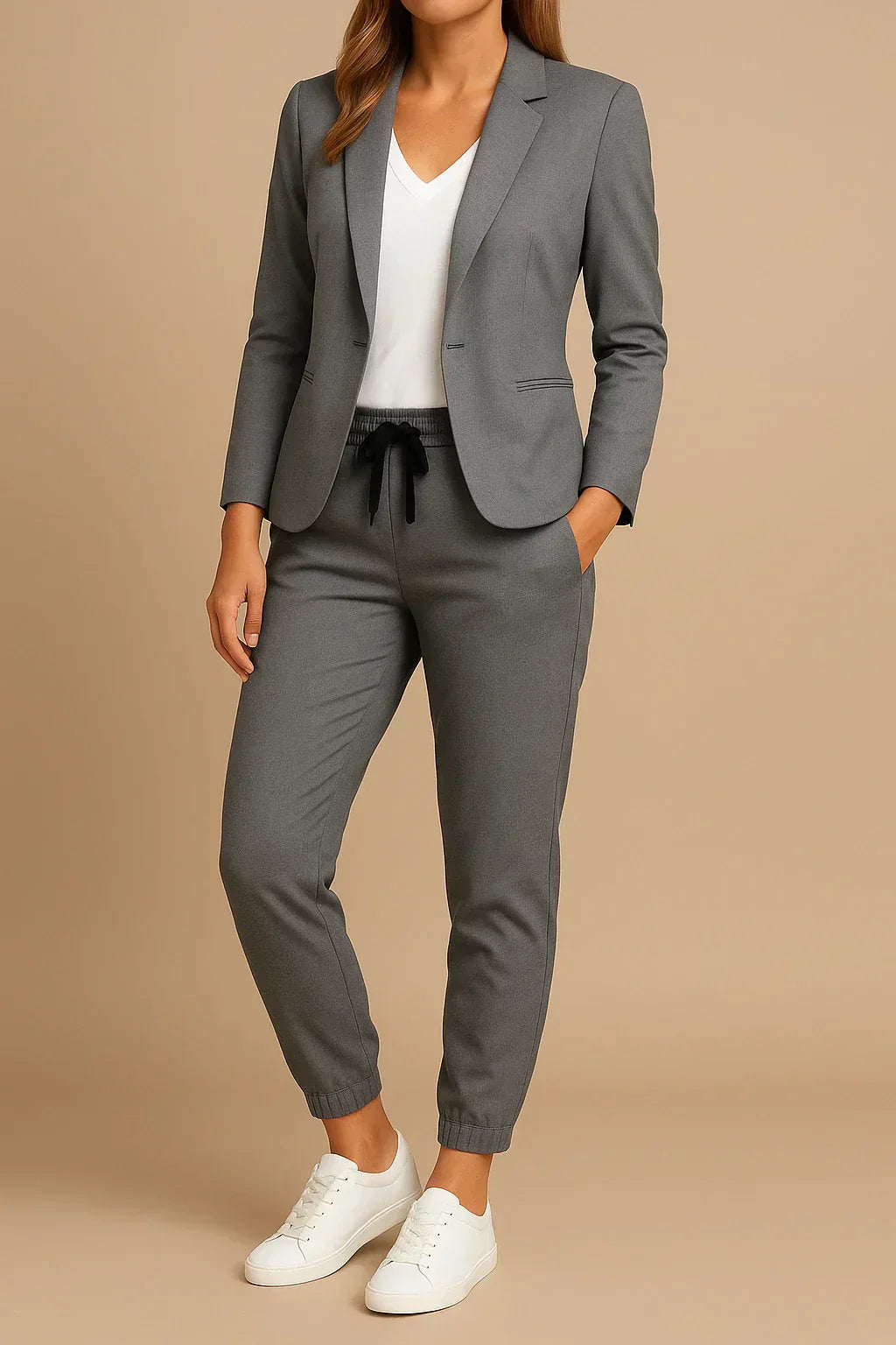 Aurora - Conjunto elegante con chaqueta y pantalones