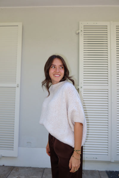 Suéter de manga corta Lian