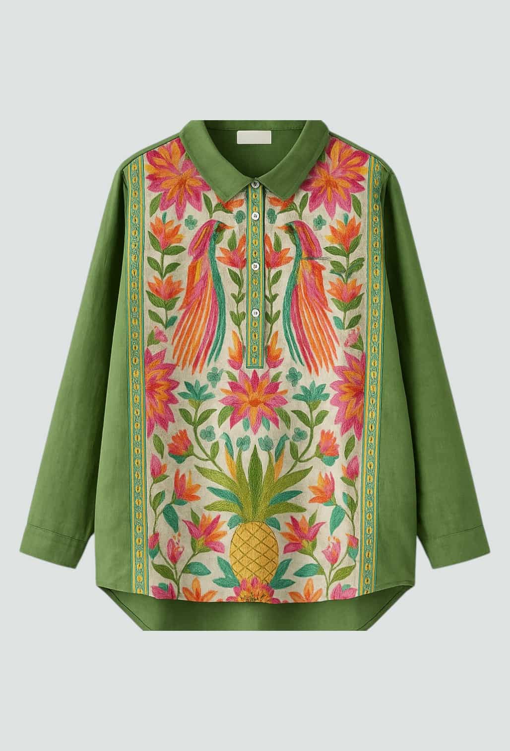 SHIREEN | CAMISA CON VOLANTES ROMÁNTICOS