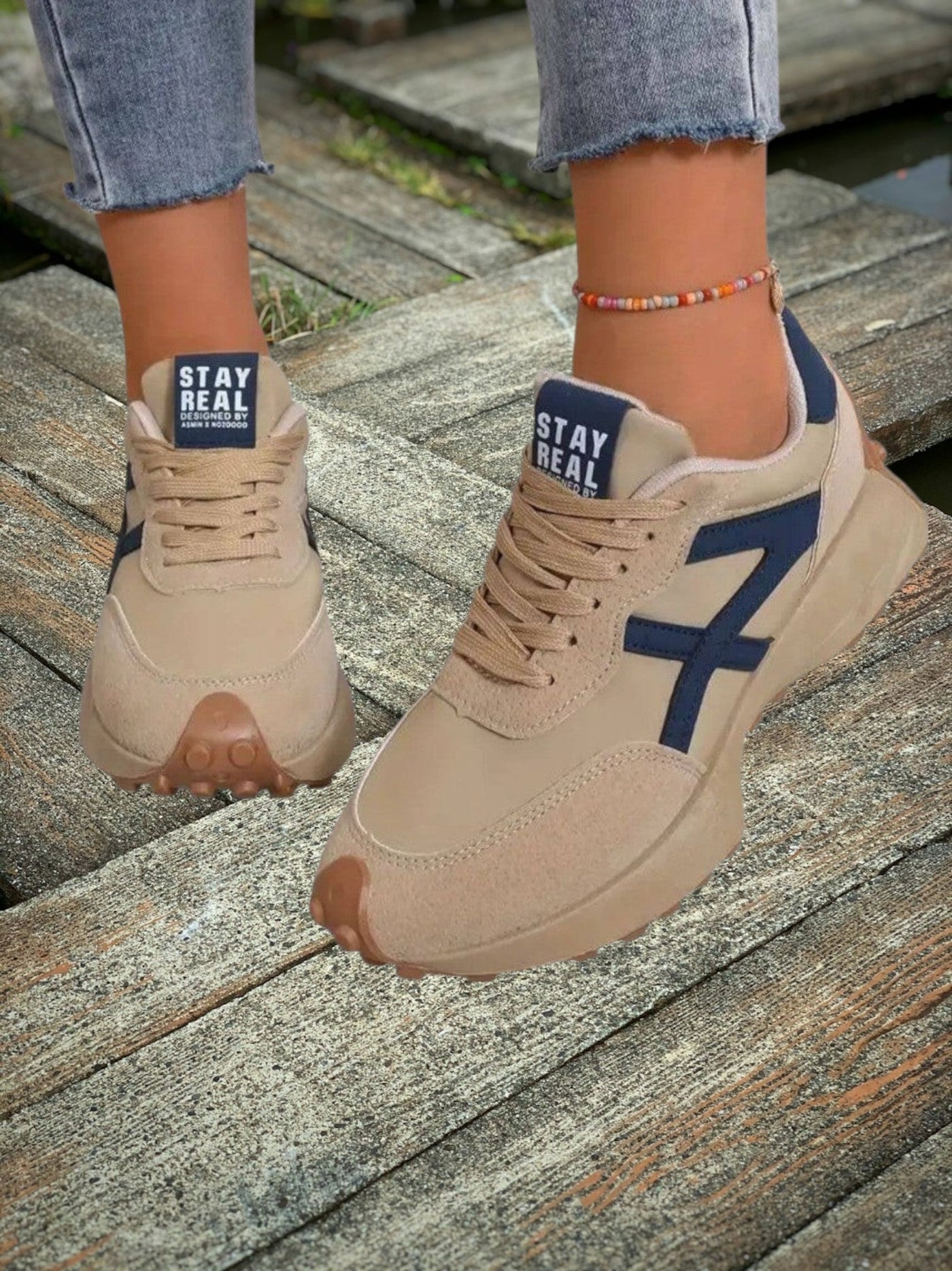 Beatriz - Zapatillas de running para mujer con suela acolchada transpirable