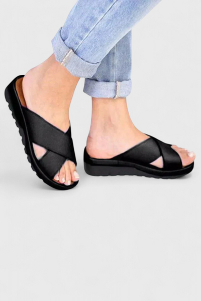 Annelym - Sandalias Ortopédicas con Cuña para Exterior