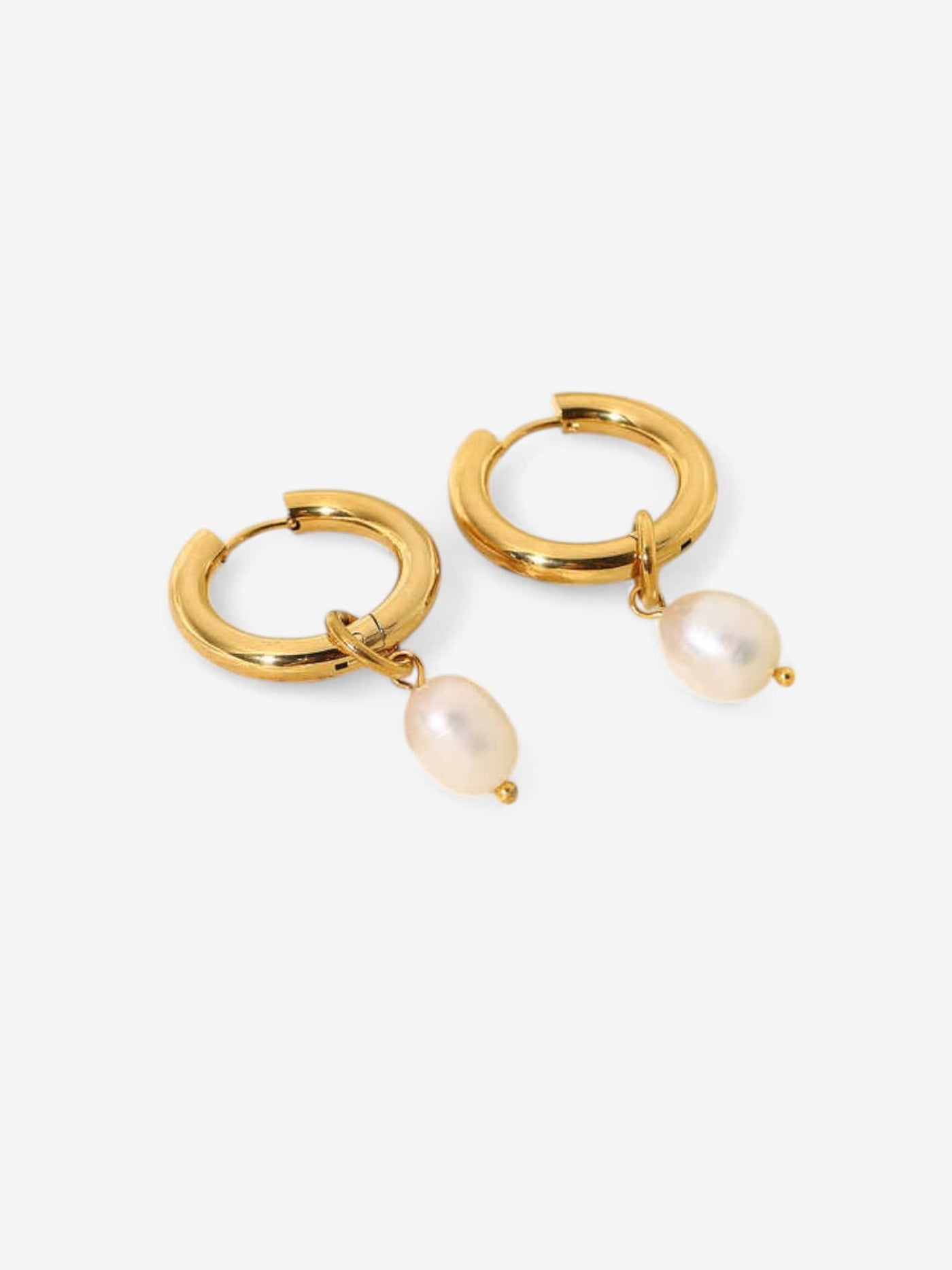SOLÉA PEARL | AROS MINIMALISTAS CON PERLAS NATURALES
