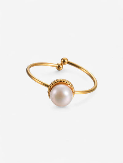 AURORA PEARL | ANILLO AJUSTABLE CON PERLA Y AUTENTICIDAD