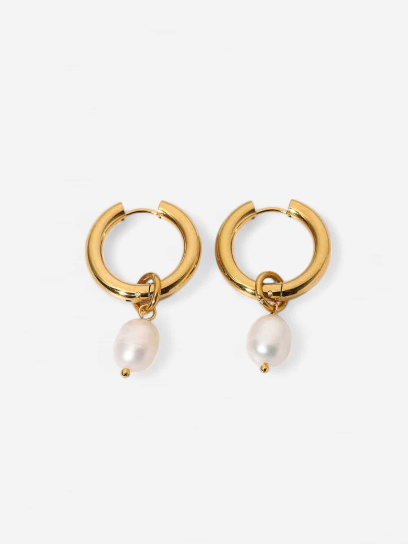 SOLÉA PEARL | AROS MINIMALISTAS CON PERLAS NATURALES