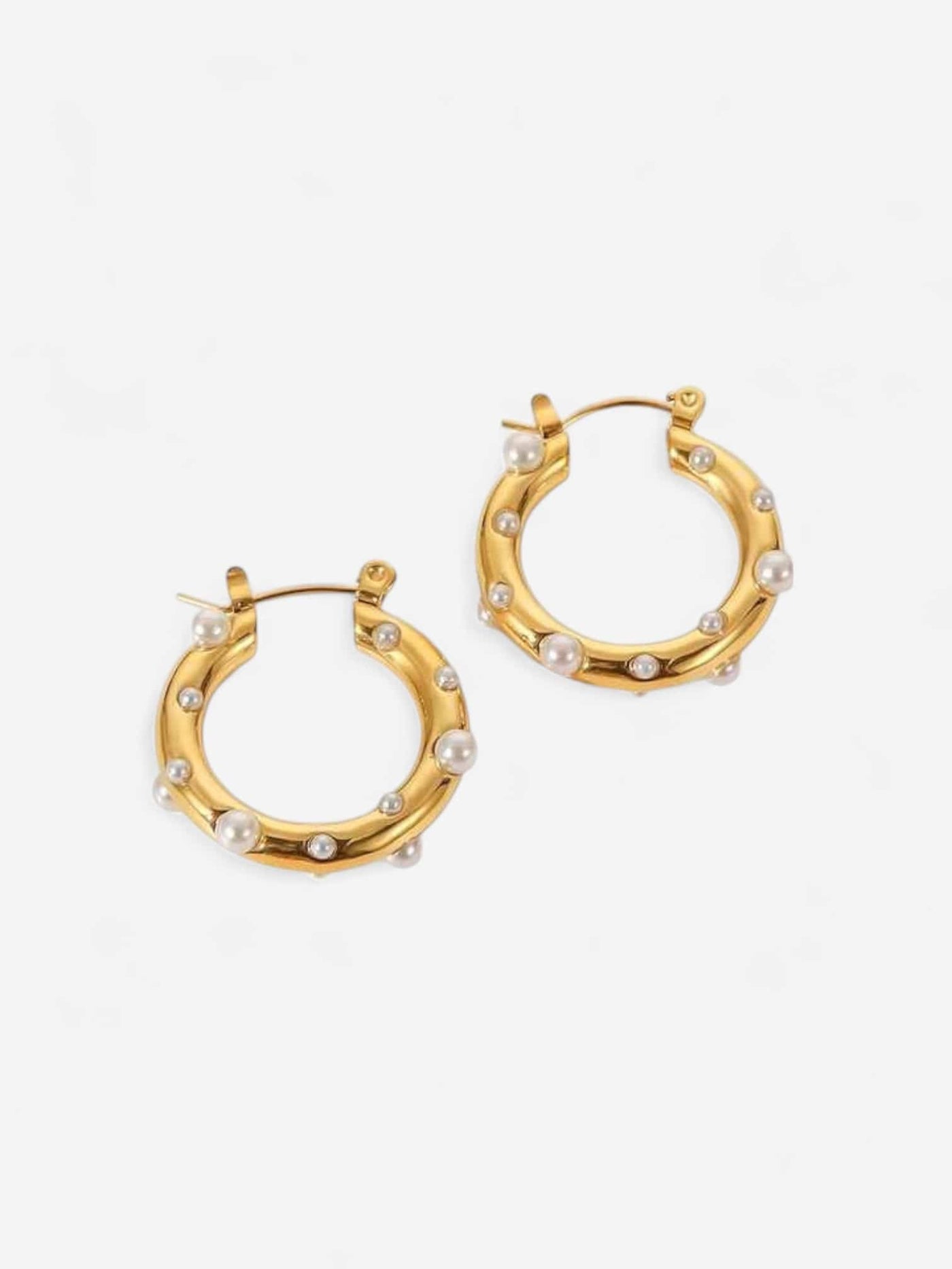 ÉTOILE PEARL | AROS CON PERLAS NATURALES Y BRILLO DE ZIRCONIA