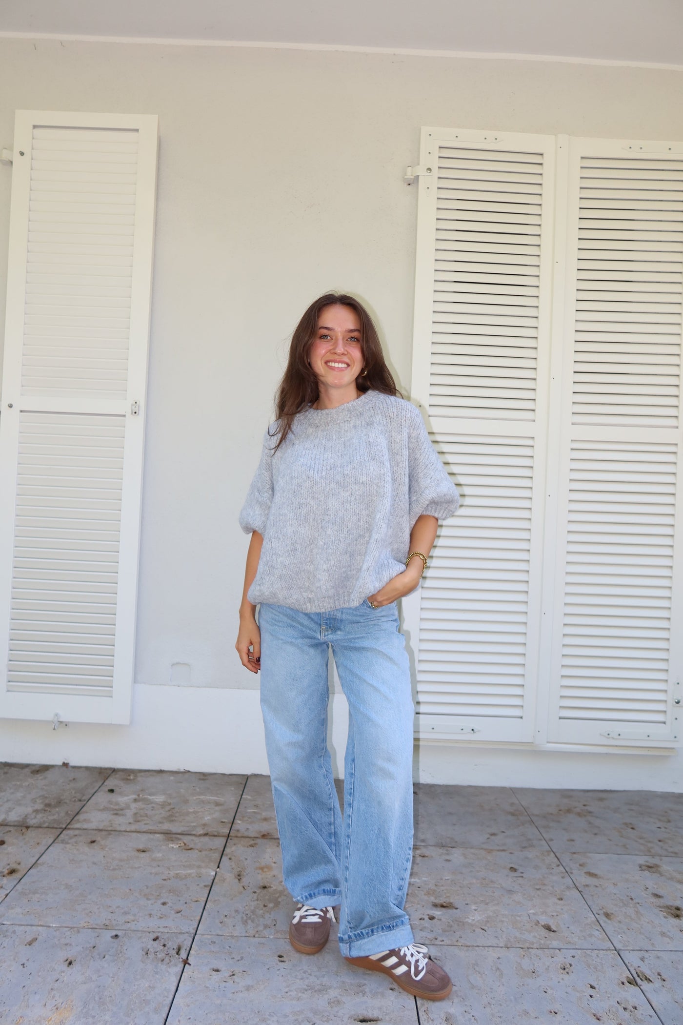 Suéter de manga corta Lian