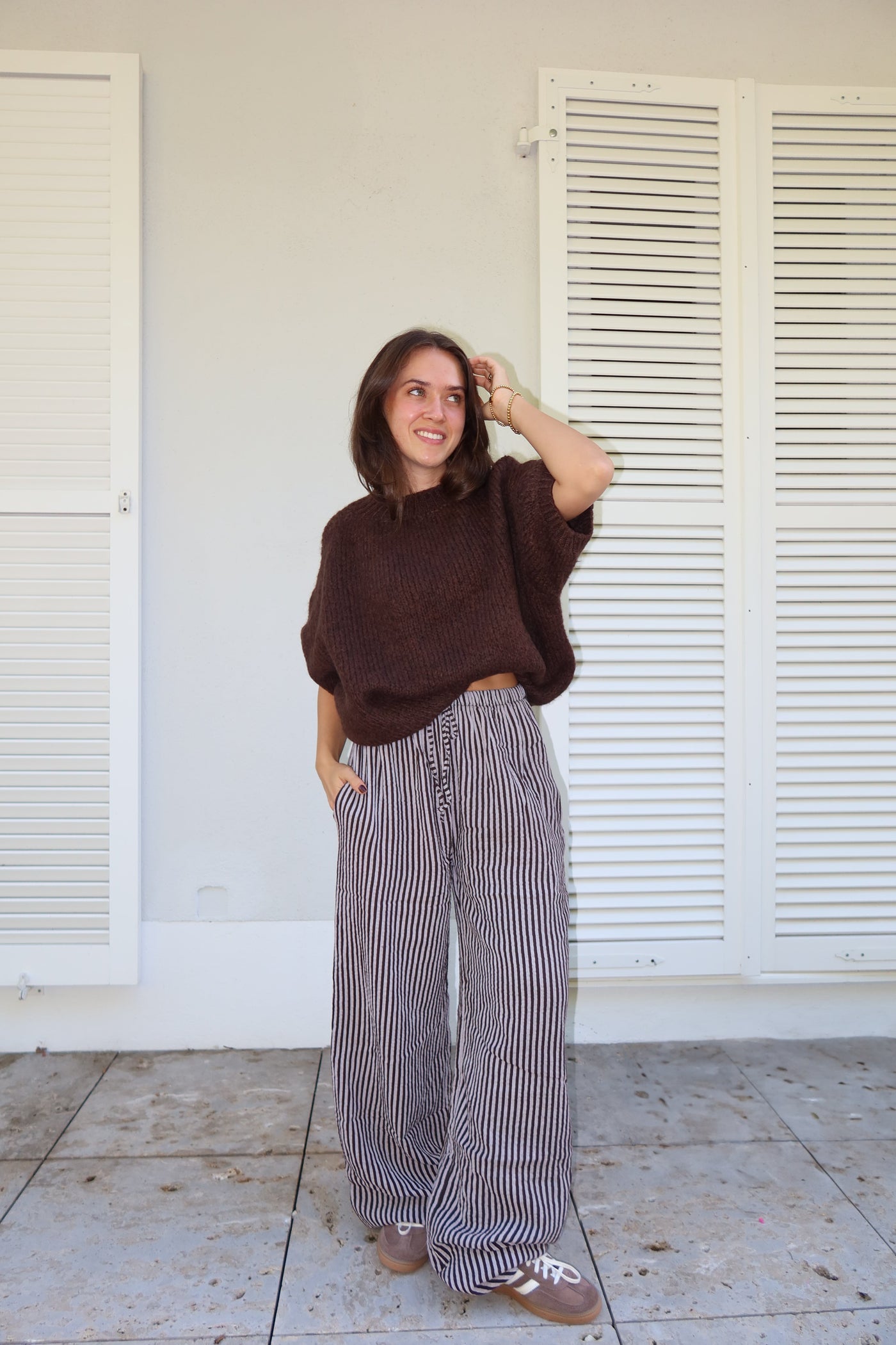 Suéter de manga corta Lian