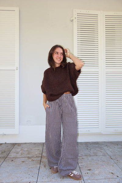 Suéter de manga corta Lian