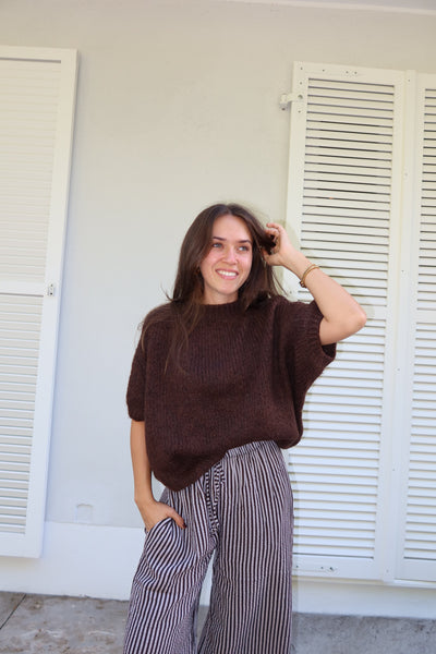 Suéter de manga corta Lian