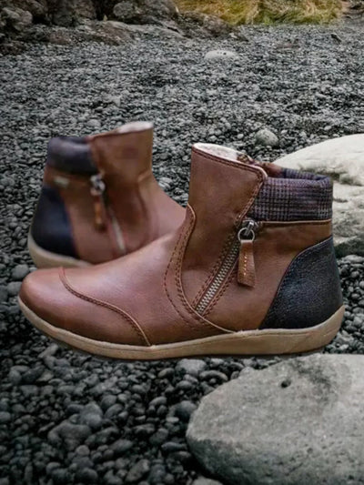 Teresa - Botas impermeables para mujer con cremallera