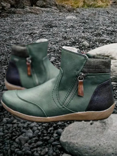 Teresa - Botas impermeables para mujer con cremallera