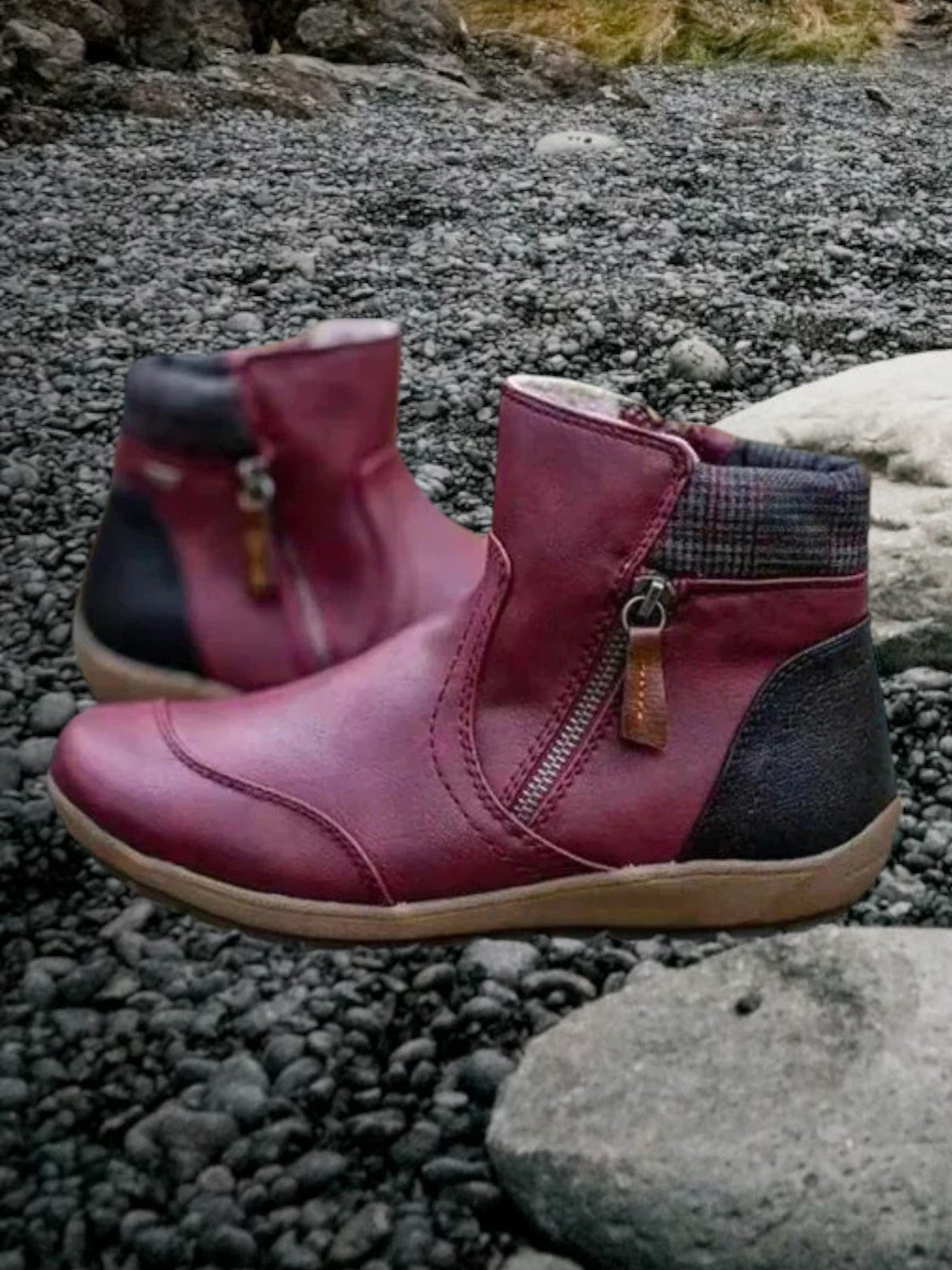 Teresa - Botas impermeables para mujer con cremallera