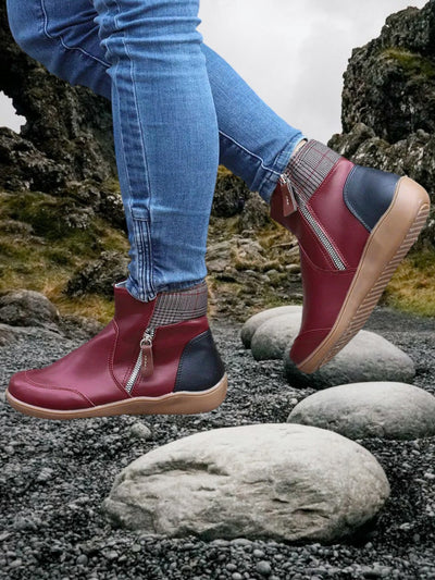 Teresa - Botas impermeables para mujer con cremallera