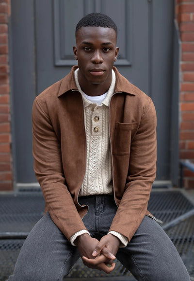 Rafael | Neo sobrecamisa de ante vegano