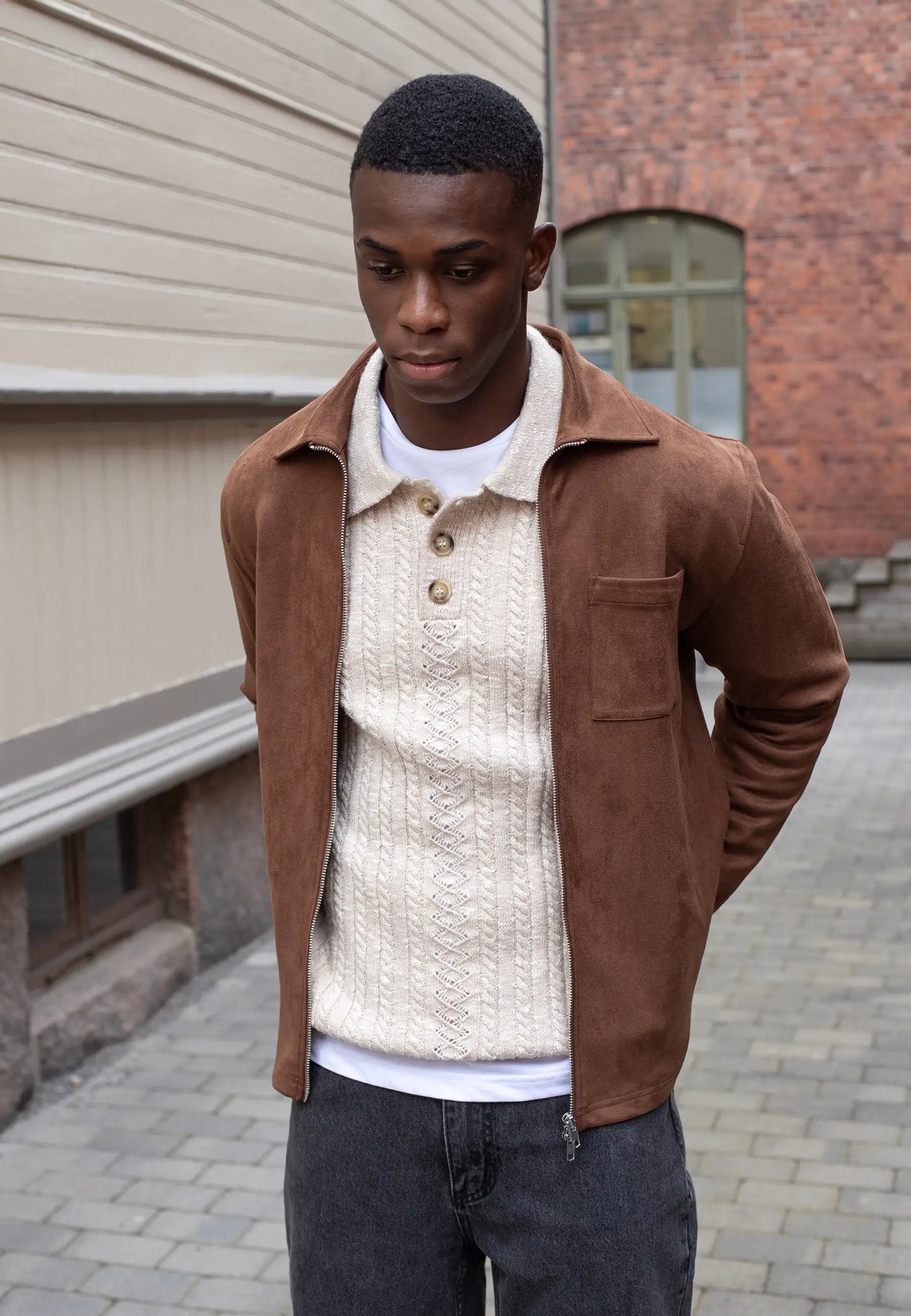 Rafael | Neo sobrecamisa de ante vegano