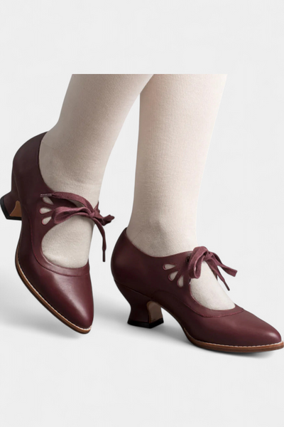 Britt - Tacones Ortopédicos de Cuero