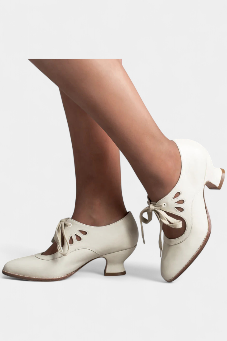 Britt - Tacones Ortopédicos de Cuero