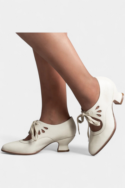 Britt - Tacones Ortopédicos de Cuero