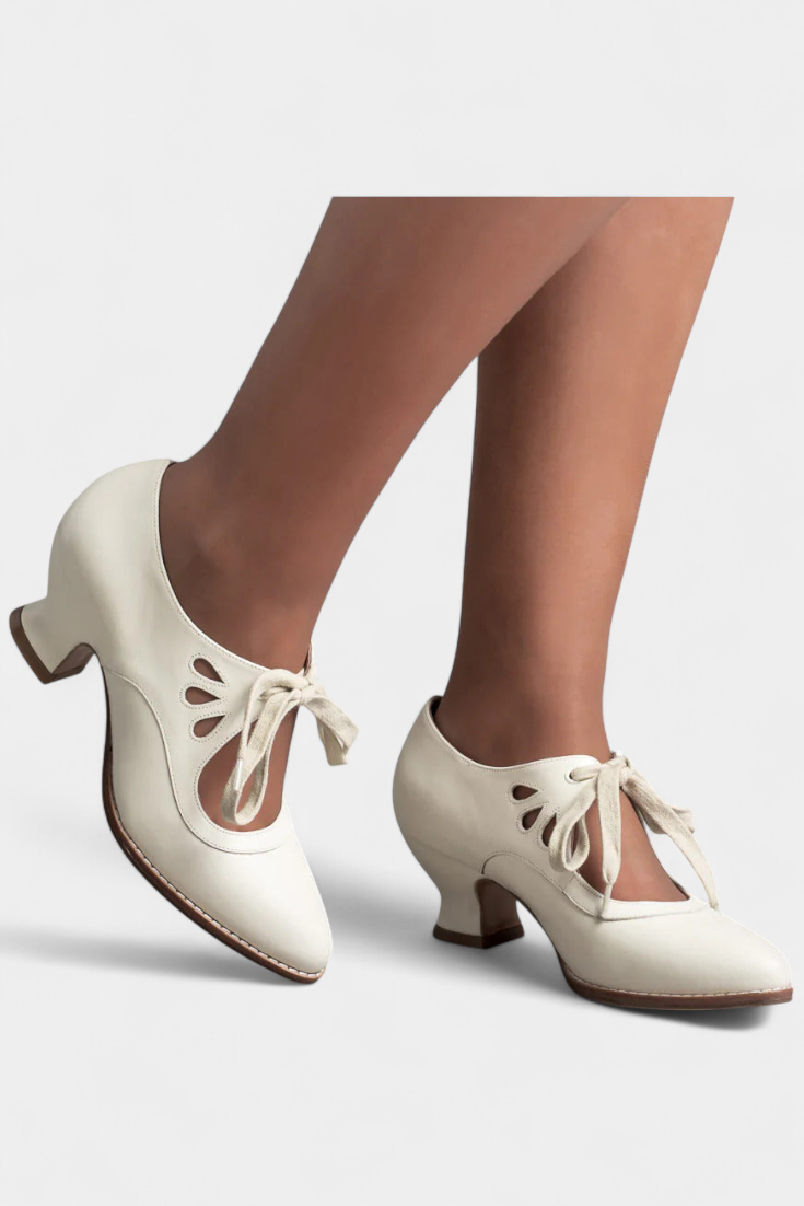 Britt - Tacones Ortopédicos de Cuero