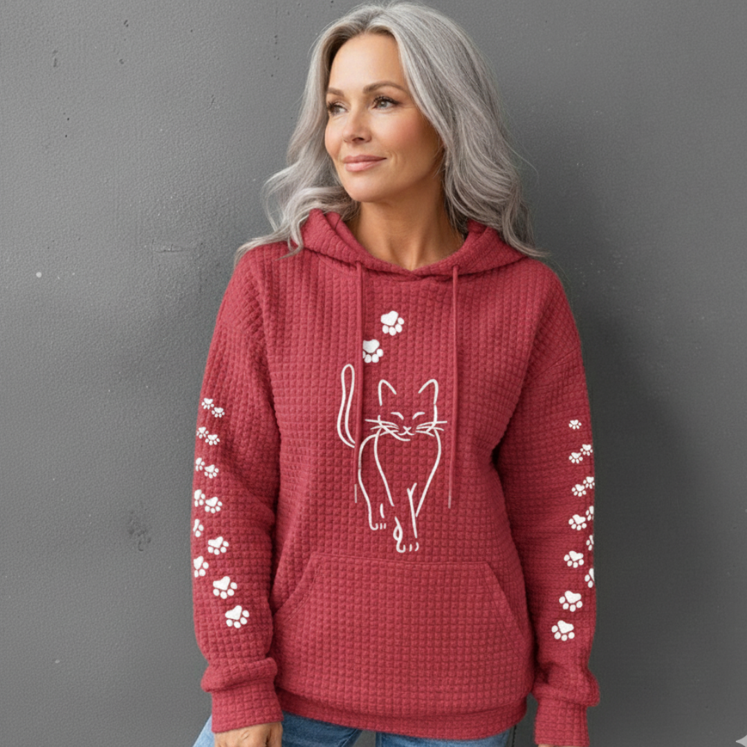 Norello - Cómoda y cálida sudadera con capucha para mujer.
