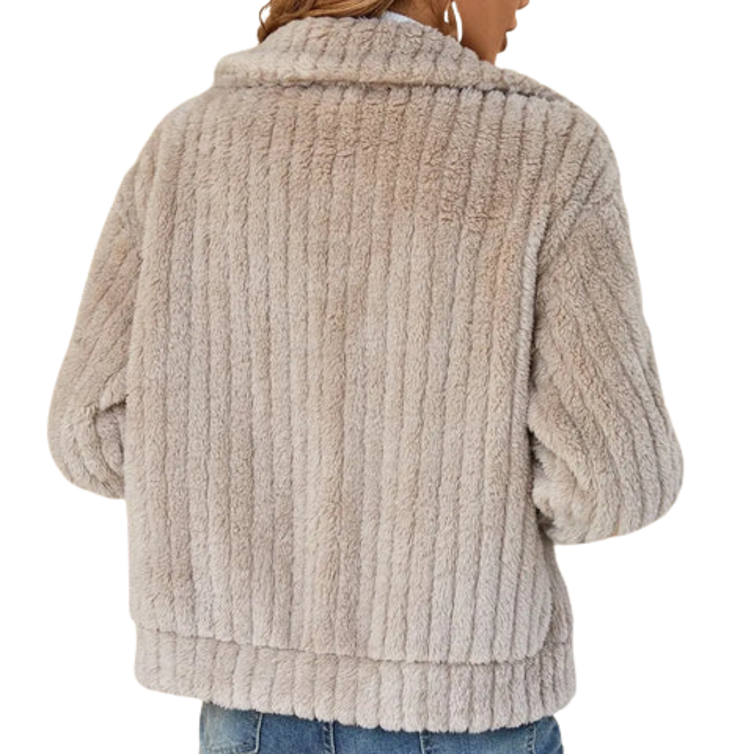 Natalie - Chaqueta de Punto Casual para Mujeres