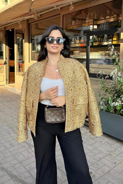 Alma - Chaqueta Bordada de Lentejuelas