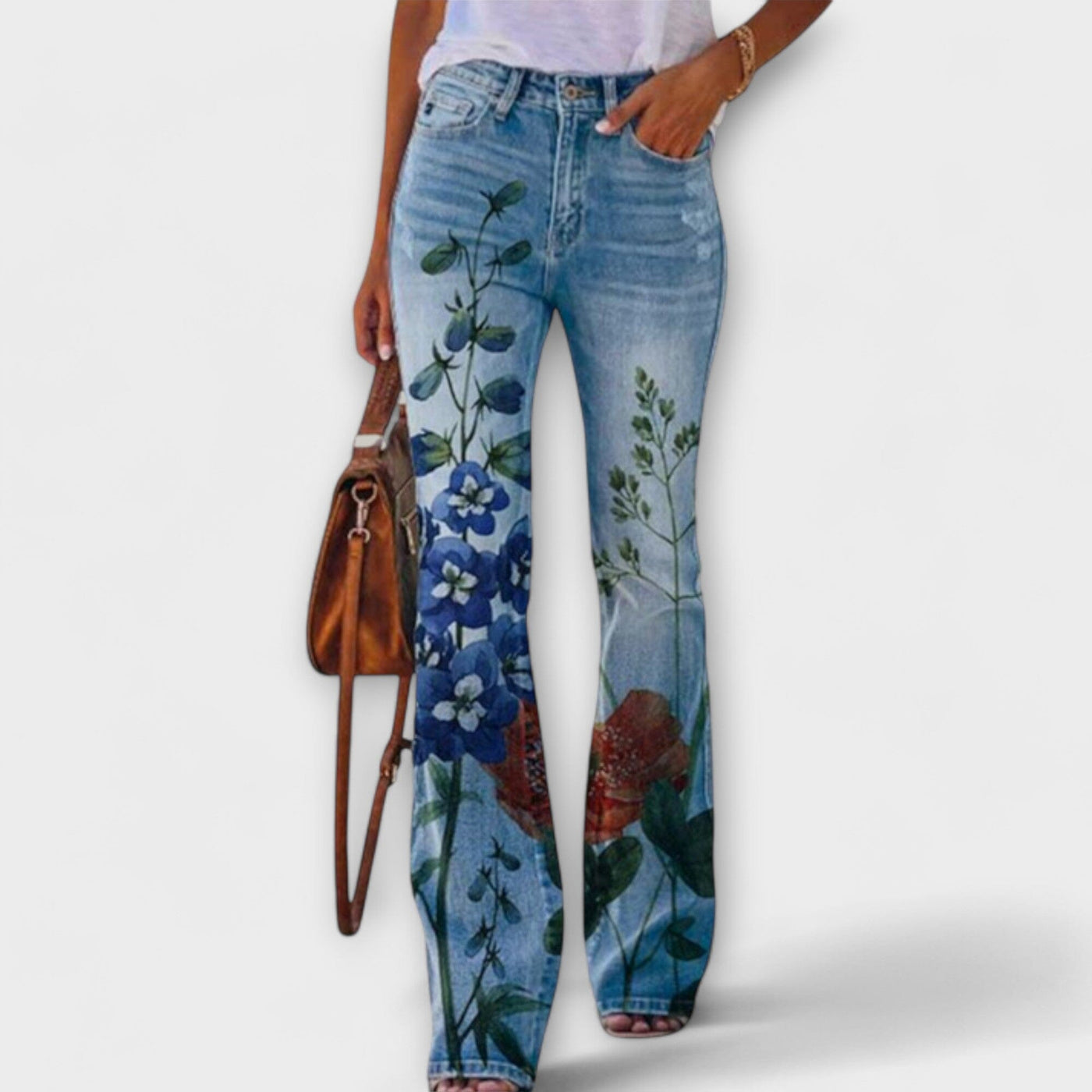 Pantalón con flores