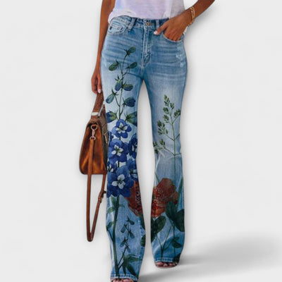 Pantalón con flores