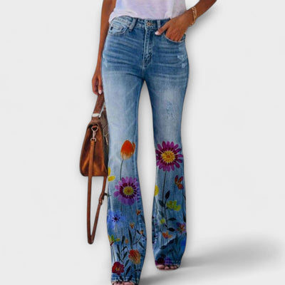 Pantalón con flores