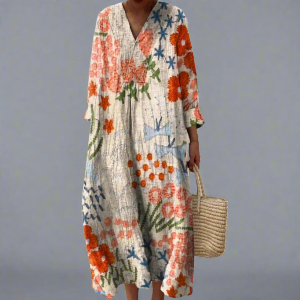 Kate - Vestido geométrico elegante