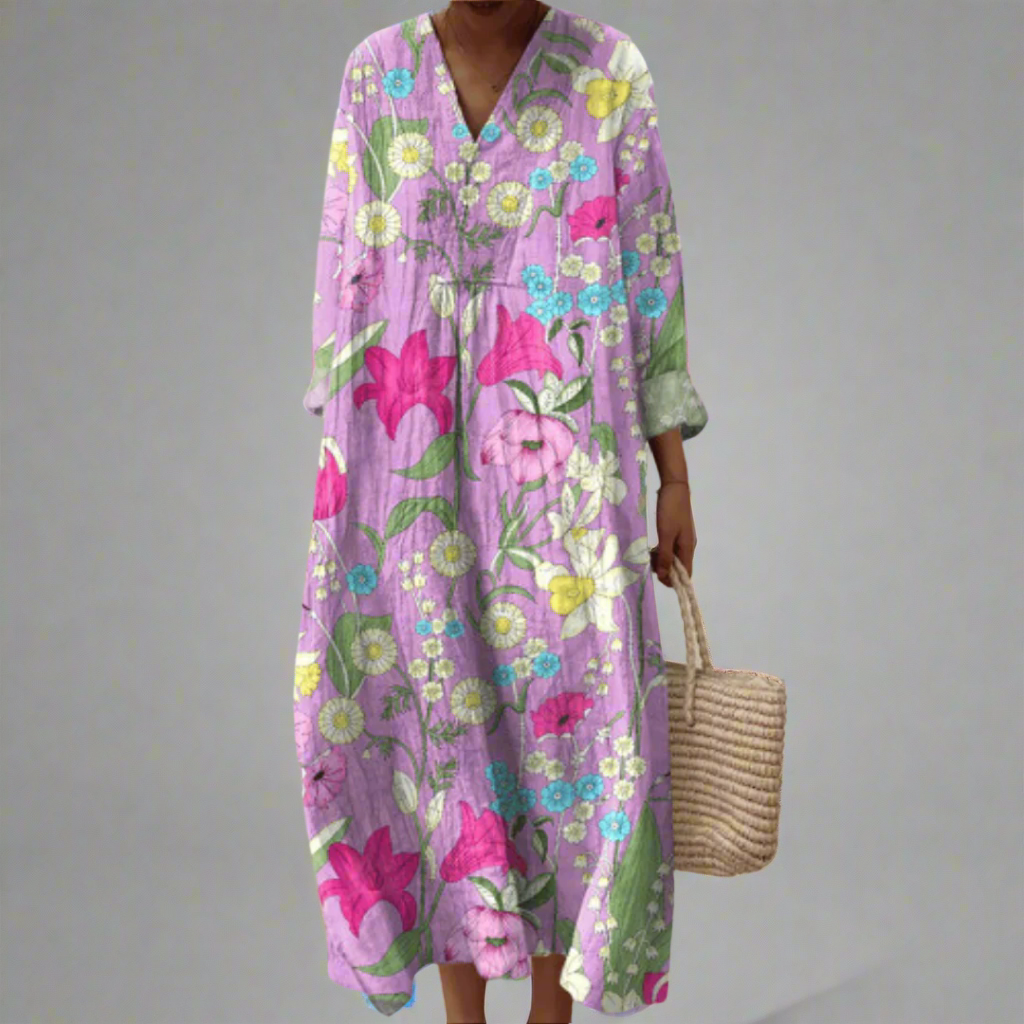 Lindsay - Vestido geométrico elegante