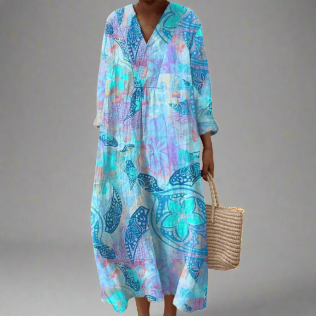 Germana - Vestido geométrico elegante