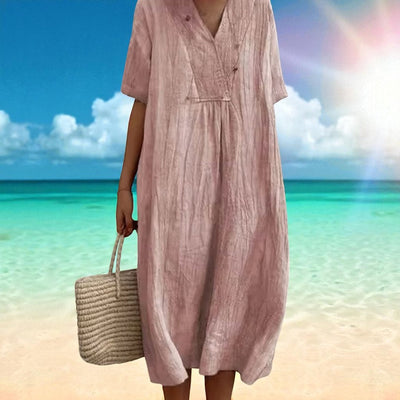 Soraia - Vestido geométrico elegante