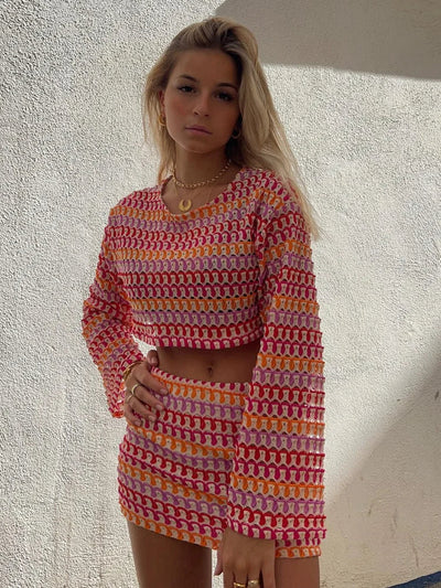 María del Mar - Conjunto de Dos Piezas Acampanado