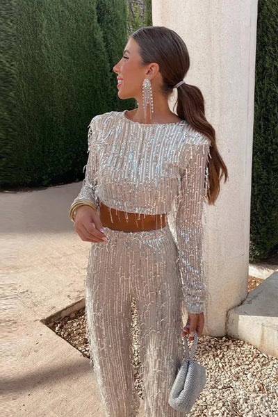 Julieta - Conjunto de Dos Piezas con Lentejuelas