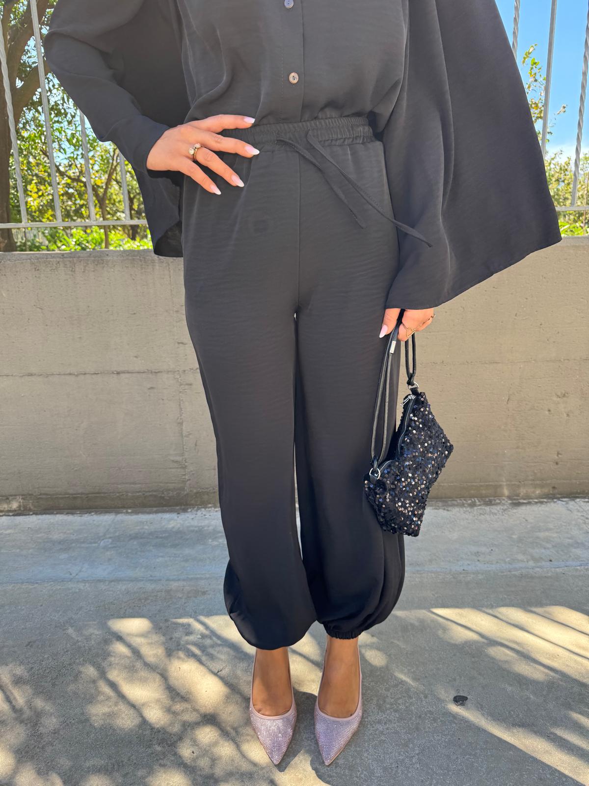 Conjunto de 2 piezas | pantalón estilo balloon y blusa de tirantes.