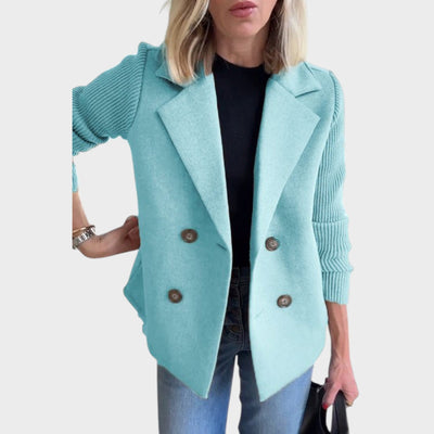 Amora - Elegante Chaqueta Con Mangas de Punto