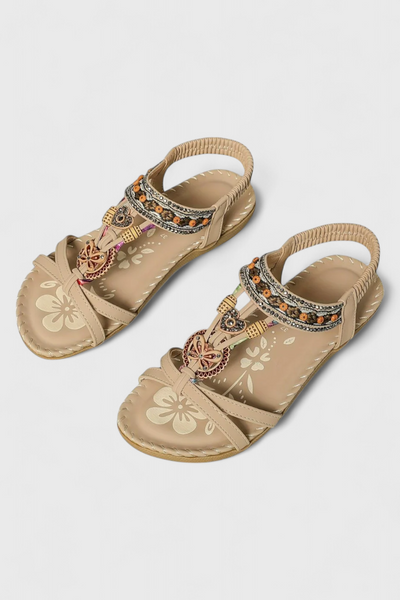 Lera - Sandalias bohemias planas