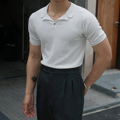 Polo Portofino con Cuello de una Sola Pieza