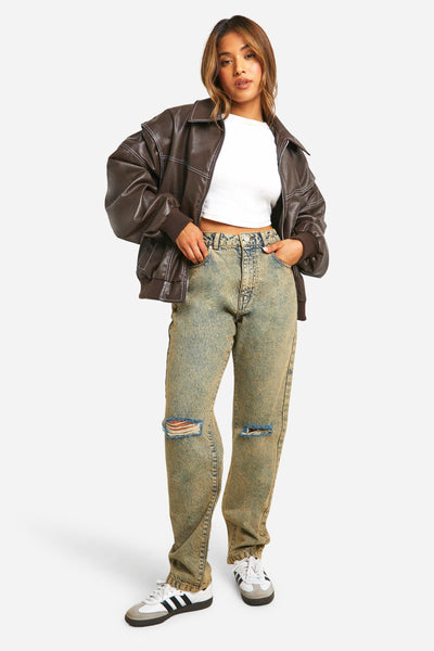 ONA - BOMBER DE CUERO