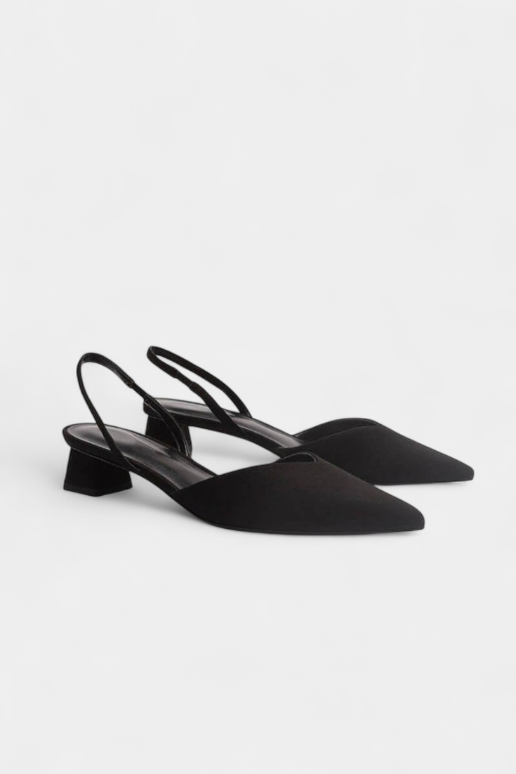 Babette - Tacones Slingback Puntiagudos