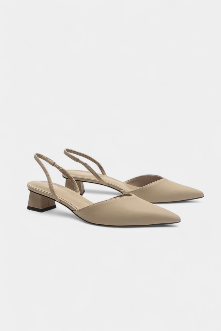 Babette - Tacones Slingback Puntiagudos