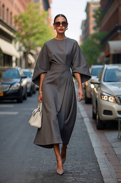 Louise - Vestido elegante con mangas amplias