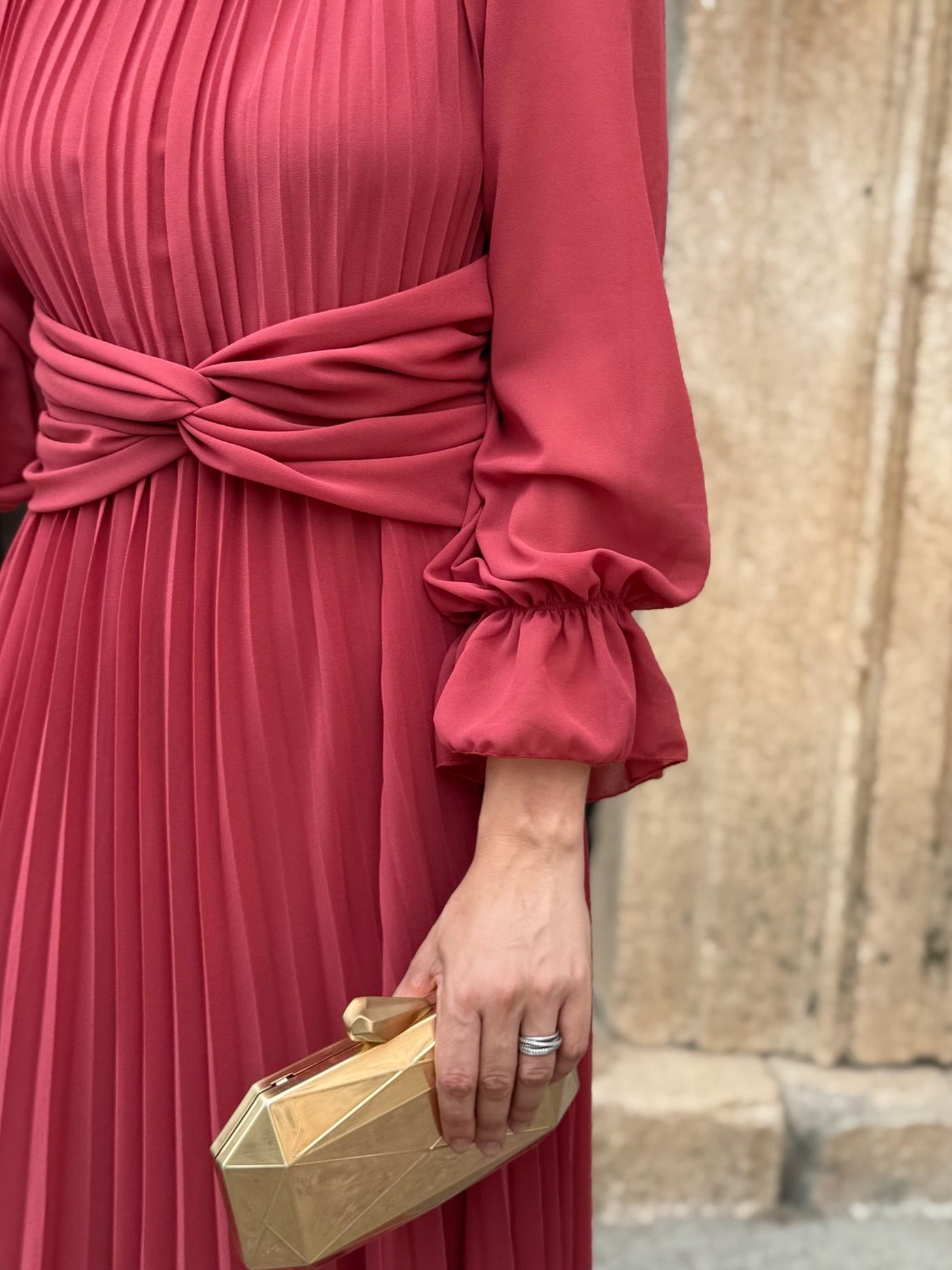 Vestido plisado | Aurea