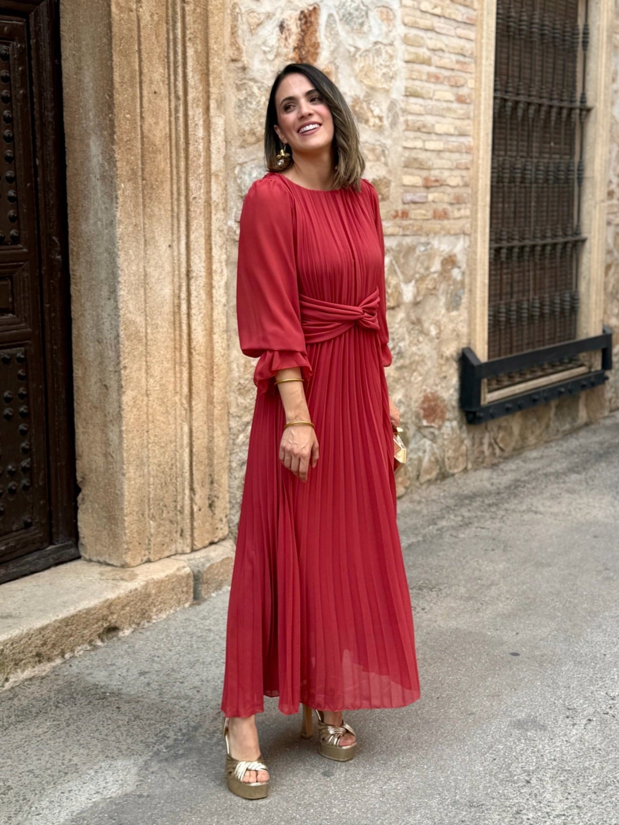 Vestido plisado | Aurea