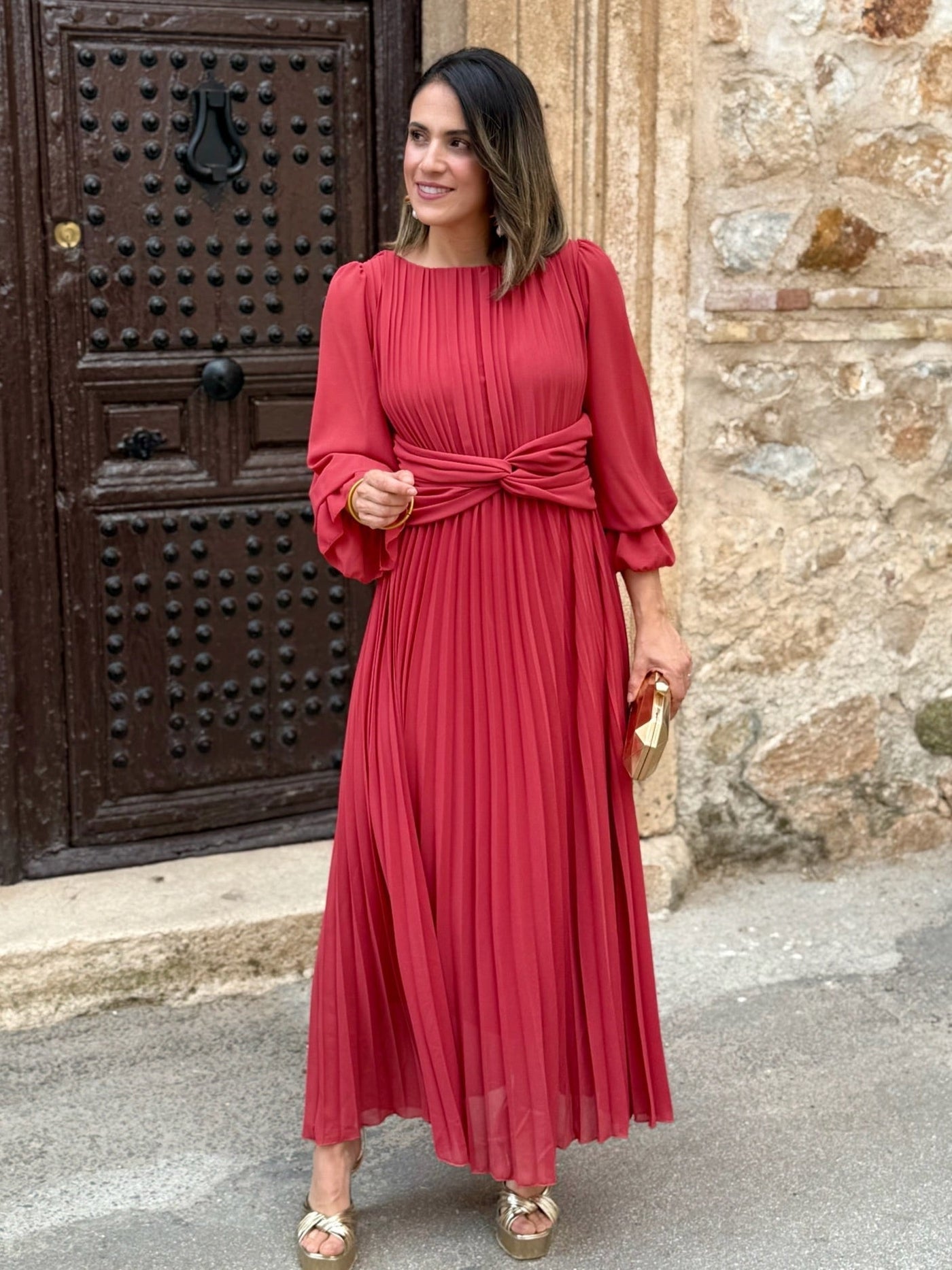 Vestido plisado | Aurea