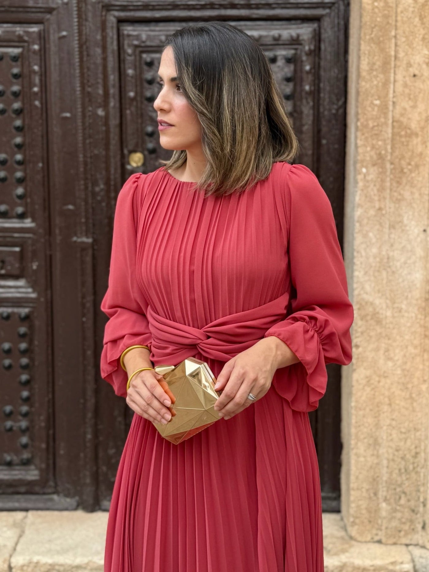 Vestido plisado | Aurea