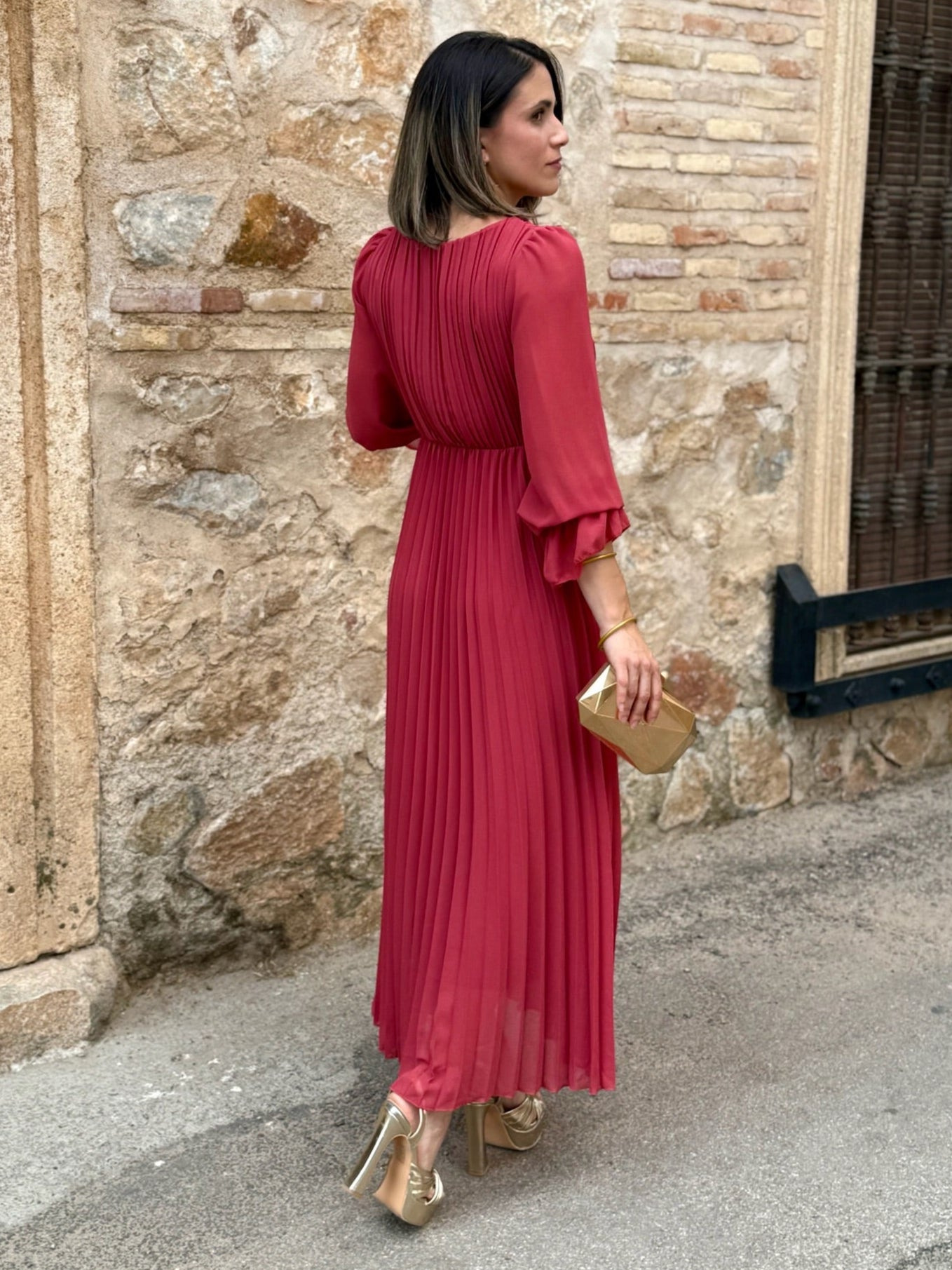 Vestido plisado | Aurea